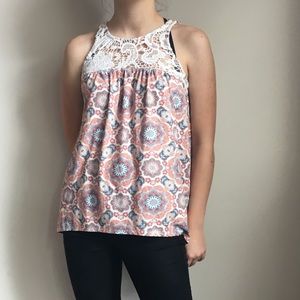 Floral tank top